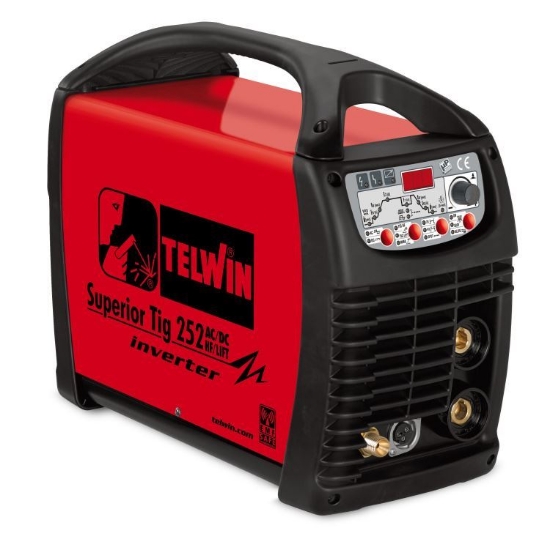 Obrázek Svářečka TIG - Superior TIG 252 AC/DC - HF/LIFT VRD Telwin