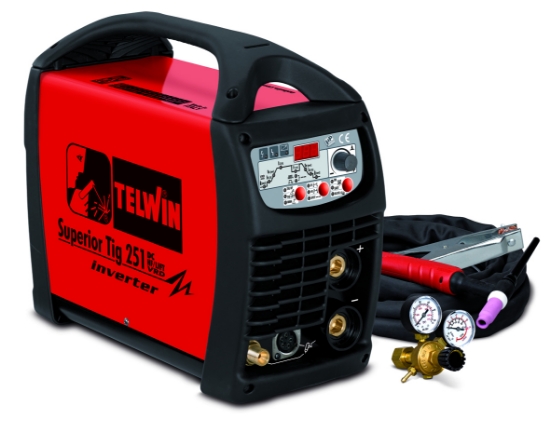 Obrázek Svářečka TIG - Superior TIG 251 DC - HF/LIFT/VRD Telwin