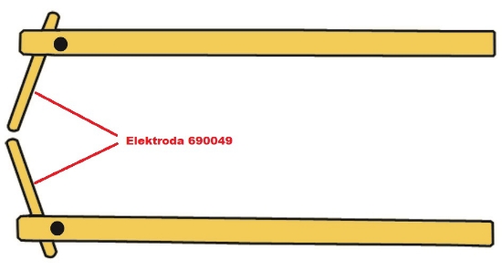 Obrázek Elektroda pro čelisti XA7 Telwin 690049